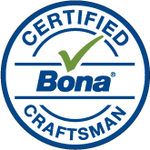 Bona certified craftsman for wood floor refinishing