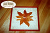 Decorative flower pattern wood mosaic inlayed into hardwood floor